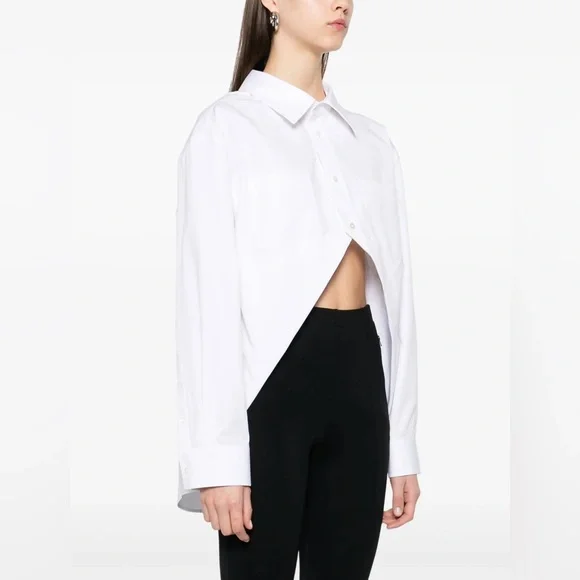 Alexander Wang White Button Down Shirt - Picture 3 of 7
